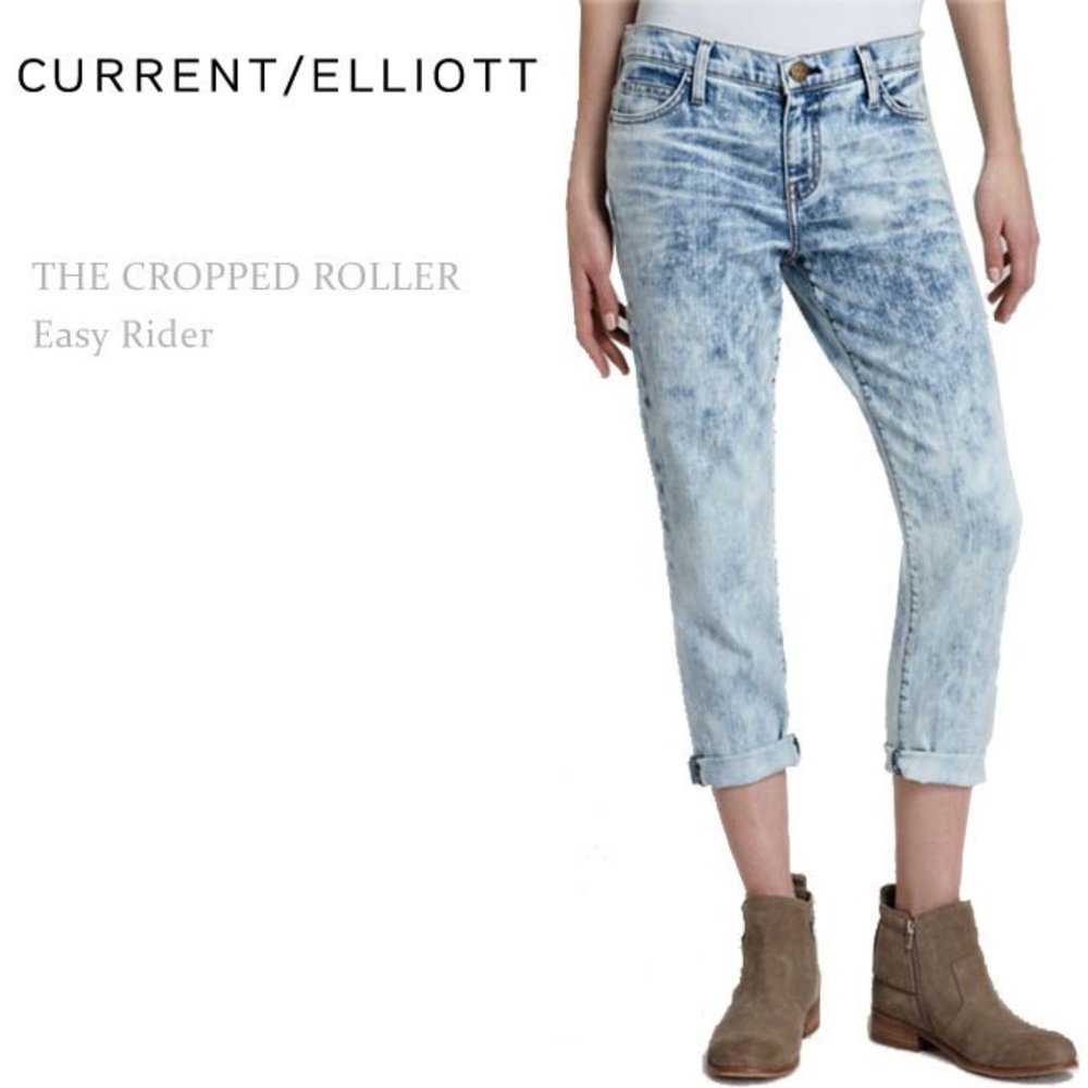 Current Elliott cropped jean